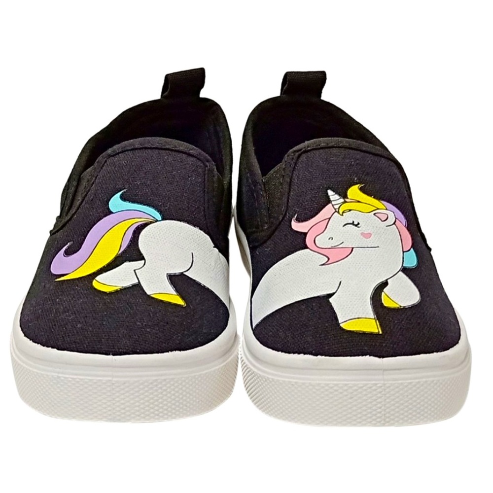 Black unicorn shoes